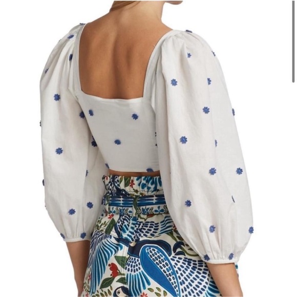 NWT Farm Rio delicate Front Bow shirt - Picture 2 of 4